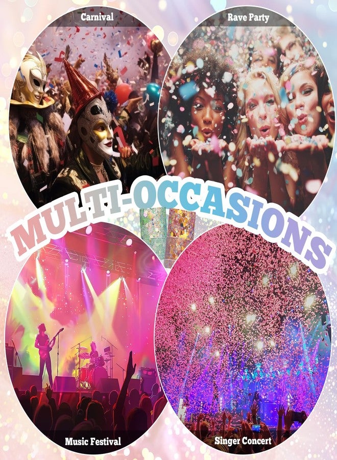 DAGEDA Body Glitter Stick, Face Hair Mermaid Sequins Glitter Stick, Chunky Holographic Glitters Face Paint, Body Shimmer for Rave Accessories Carnival Party Festival Halloween Makeup 05 - Image 5